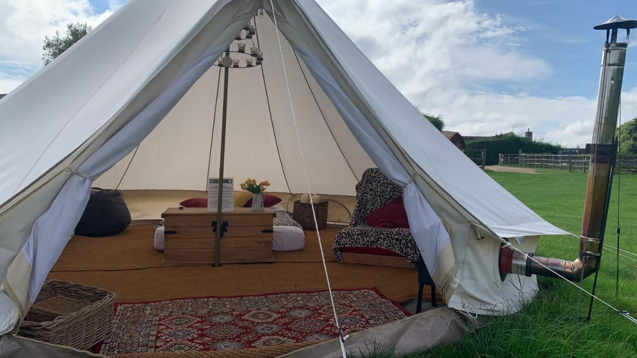 Home Farm Radnage Glamping Bell Tent 2, With Log Burner And Fire Pit Exteriör bild
